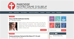 Desktop Screenshot of catholique-elbeuf.com